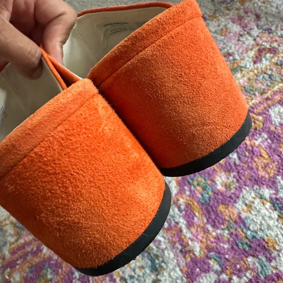 Vagabond Orange Suede Open-Toe Mule Heels - Picture 6 of 7